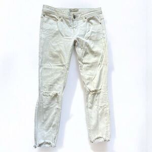 Free People Distressed Ankle Jeans
